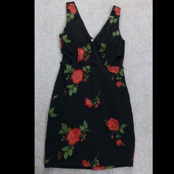 Emerald Sundae Embroidered Rose Floral Dress - Picture 13 of 13